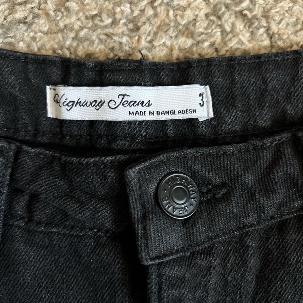 Highway Jeans Black Denim skirt